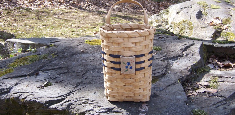 Blueberry Wall Basket