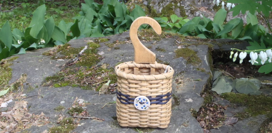 Blueberry Door Knob Basket